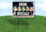 DRINK SPECIALS Yard Sign Road with Stand LAWN SIGN