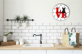 Scottish Terrier  Cute Puppy Dog kitchen living room Wall Clock