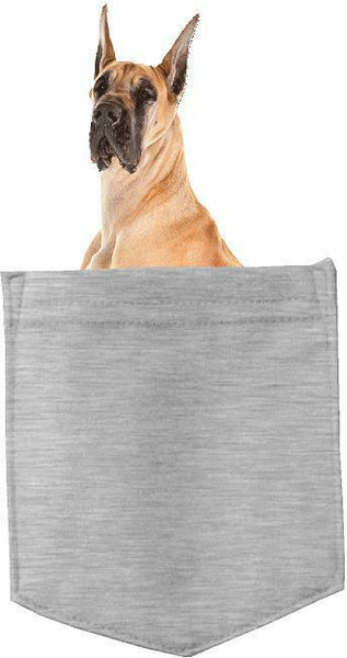 Great Dane Dog in pocket Fridge Car Magnet Bumper Sticker App size 4"x7"