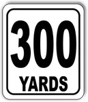 300 YARDS Distance Marker Running Race 5k Marathon Aluminum composite sign