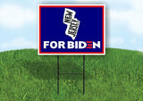 NEW JERSEY FOR BIDEN Yard Sign with Stand LAWN SIGN
