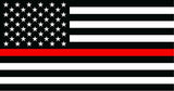 3 Thin Red Line American Flag Car MAGNET Magnetic Bumper Sticker firefighter