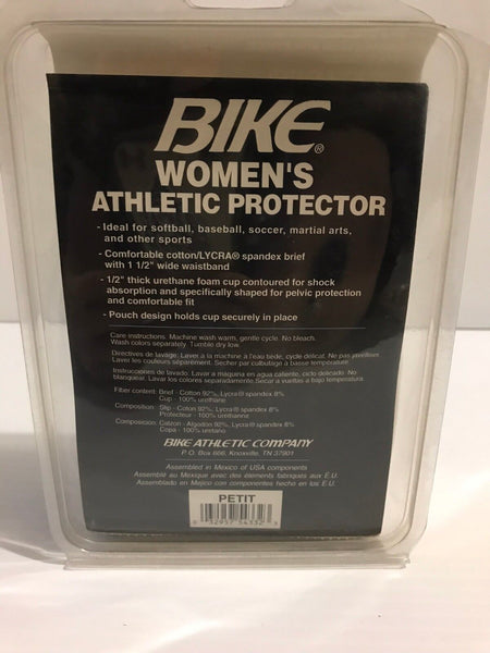 BIKE Women's Athletic Protector, Sz Small, white, New Sealed – Work House  signs