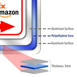 Please Deliver All Packages To Garage Door RIGHT arrow No USPS LOGO Metal sign