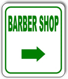 BARBER SHOP DIRECTIONAL GREEN 8 Arrow Variations Metal Aluminum composite sign