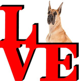 Great Dane Dog Love Park Dog Fridge Refrigerator Car Magnet