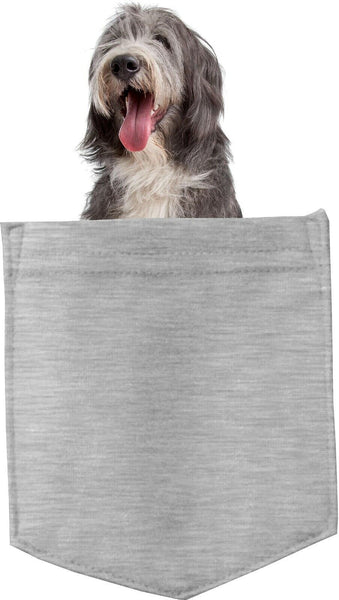 Bearded Collie Dog in pocket Fridge Car Magnet Bumper Sticker App size 4"x7"