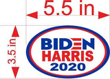 BIDEN HARRIS 2020 Car magnet for President 2020 Magnetic Bumper Sticker oval