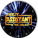 Best Assistant Star Galaxy Wars Space Kitchen Living room Wall Clock