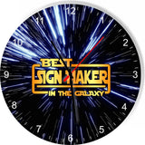 Best Sign Maker Star Galaxy Space Kitchen Living room Wall Clock