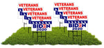 8 pack Signs Veterans for Biden 2020 Joe Biden Yard Sign Road Sign with stands
