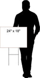 Utility Construction Ahead Construction Yard Sign Road with Stand LAWN SIGN