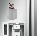 Staffordshire Terrier in pocket Fridge Car Magnet Bumper Sticker App size 4"x7"