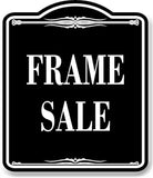 Frame Sale BLACK Aluminum Composite Sign