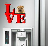 Chinese Shar-pei Dog Love Park Dog Fridge Refrigerator Car Magnet