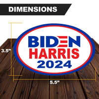 Joe Biden Harris car magnet President 2024 Magnetic Bumper Sticker 5.5"x3.5
