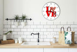 I Love Ham Love Park Funny Kitchen Living room Wall Clock