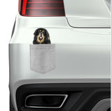 Tibetan Mastiff Dog in pocket Fridge Car Magnet Bumper Sticker App size 4"x7"