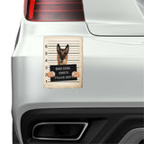 Belgian Malinois Mugshot Bad Dog Fridge refrigerator Car Magnet