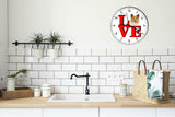 Ibizan Hound Cute Puppy Dog kitchen living room Wall Clock