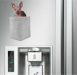 Xoloitzcuintli Dog in pocket Fridge Car Magnet Bumper Sticker App size 4"x7"