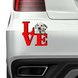 Dalmatian Dog Love Park Dog Fridge Refrigerator Car Magnet