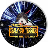 Best Sealyham Terrier Dog Galaxy Wars Space Star Kitchen Livingroom Wall Clock