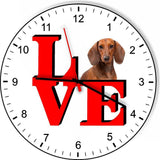 Dachshund Cute Puppy Dog kitchen living room Wall Clock