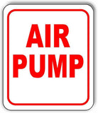 AIR PUMP metal Aluminum Composite outdoor sign long-lasting