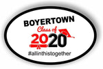 Boyertown Class of 2020 Graduation Car magnet Magnetic Bumper Sticker