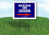 LOUISIANA MADE IN RIGHT ARROW Yard Sign w Stand LAWN SIGN Single
