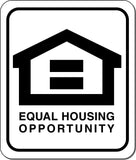 equal housing opportunity logo Metal Aluminum composite sign
