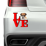 Boxer with Glasses Dog Love Park Cute Dog Fridge Refrigerator Car Magnet