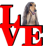 Afghan Hound Love Park Cute Dog Fridge Refrigerator Car Magnet