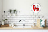 Siberian Huskey Cute Puppy Dog kitchen living room Wall Clock