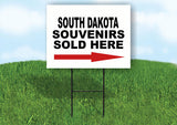 SOUTH DAKOTA SOUVENIRS SOLD HERE RIGHT ARROW Yard Sign w Stand LAWN  SIGN Single