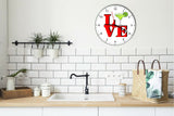 I Love Margaritas Love Park Funny Kitchen Living room Wall Clock