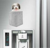 Coton De Tulear Dog in pocket Fridge Car Magnet Bumper Sticker App size 4"x7"