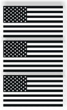 SET OF 3 Black white American Flag Car MAGNET Magnetic Bumper Sticker Marines
