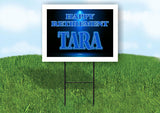 TARA RETIREMENT BLUE 18 in x 24 in Yard Sign Road Sign with Stand