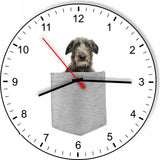 Scottish Deerhound In Your Pocket Dog kitchen living room Wall Clock
