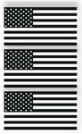 SET OF 3 Black white American Flag Car MAGNET Magnetic Bumper Sticker Marines