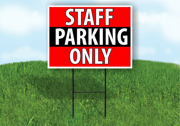NOTICE TEACHER PARKING ONLY Yard Sign Road with Stand LAWN SIGN