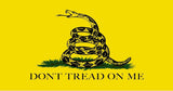 SET OF 3 Don’t Tread On Me Flag American Flag Car MAGNET Magnetic Bumper Sticker
