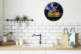 Best Scottish Deerhound Dog Galaxy Wars Space Star Kitchen Livingroom Wall Clock
