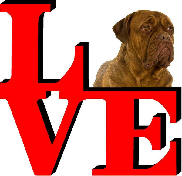 Dogues De Bordeaux Dog Love Park Dog Fridge Refrigerator Car Magnet