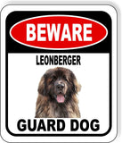 BEWARE LEONBERGER GUARD DOG Metal Aluminum Composite Sign