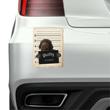 Flat coated retriever Mugshot Bad Dog Fridge refrigerator Car Magnet