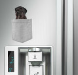 Bouviers Des Flandre in pocket Fridge Car Magnet Bumper Sticker App size 4"x7"