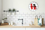German Pinscher Cute Puppy Dog kitchen living room Wall Clock